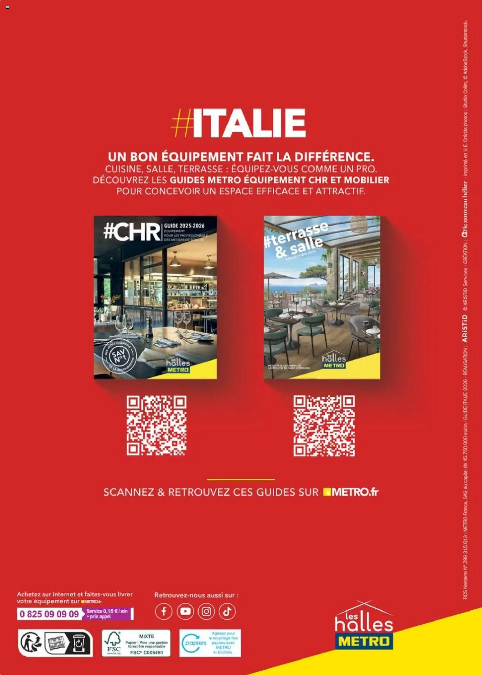 Prévisualisation de METRO - Guide Italie du magasin METRO formulaire valide 28/05/2026