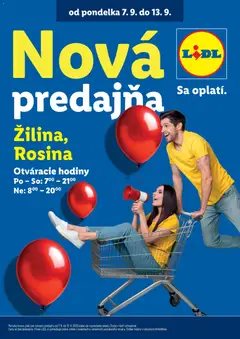 Náhľad Lidl letáku platného od 07.09.2026