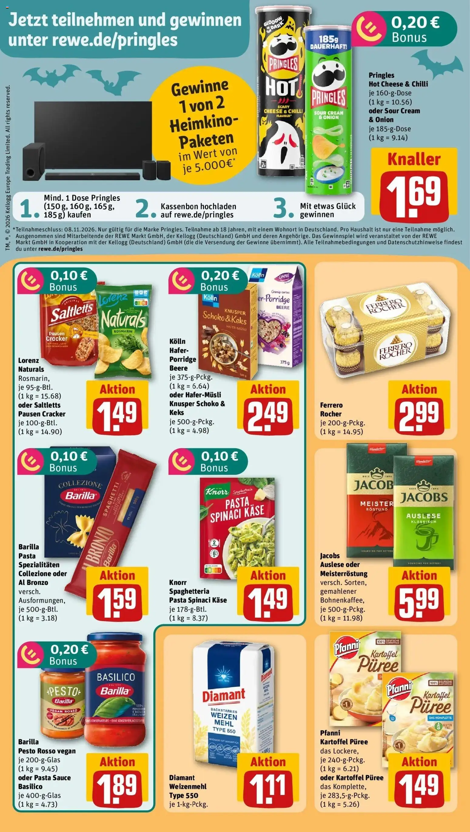 Vorschau von dem Prospekt des Geschäftes Rewe, gültig ab dem 26.10.2026