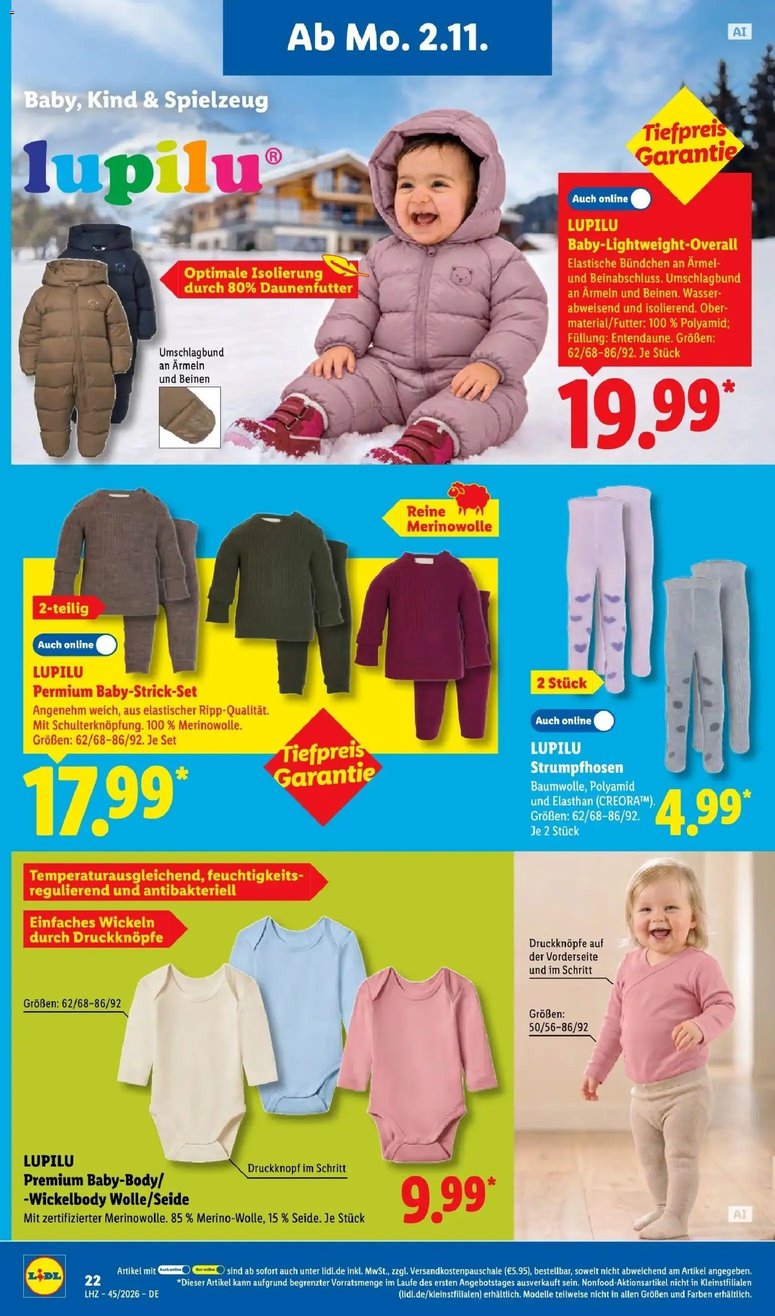 Vorschau von dem Prospekt des Geschäftes Lidl, gültig ab dem 02.11.2026
