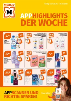 Vorschau des Merkblatts Müller aktionen vom Shop Müller gültig von 20.08.2026 bis 26.08.2026
