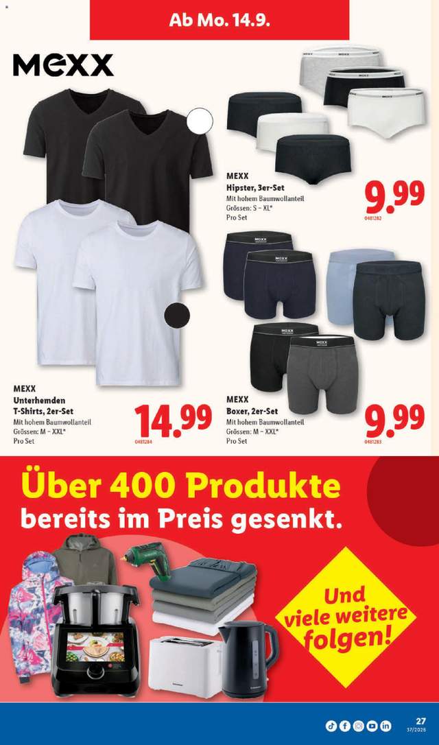 Neue Lidl Aktionen ab 10.09.