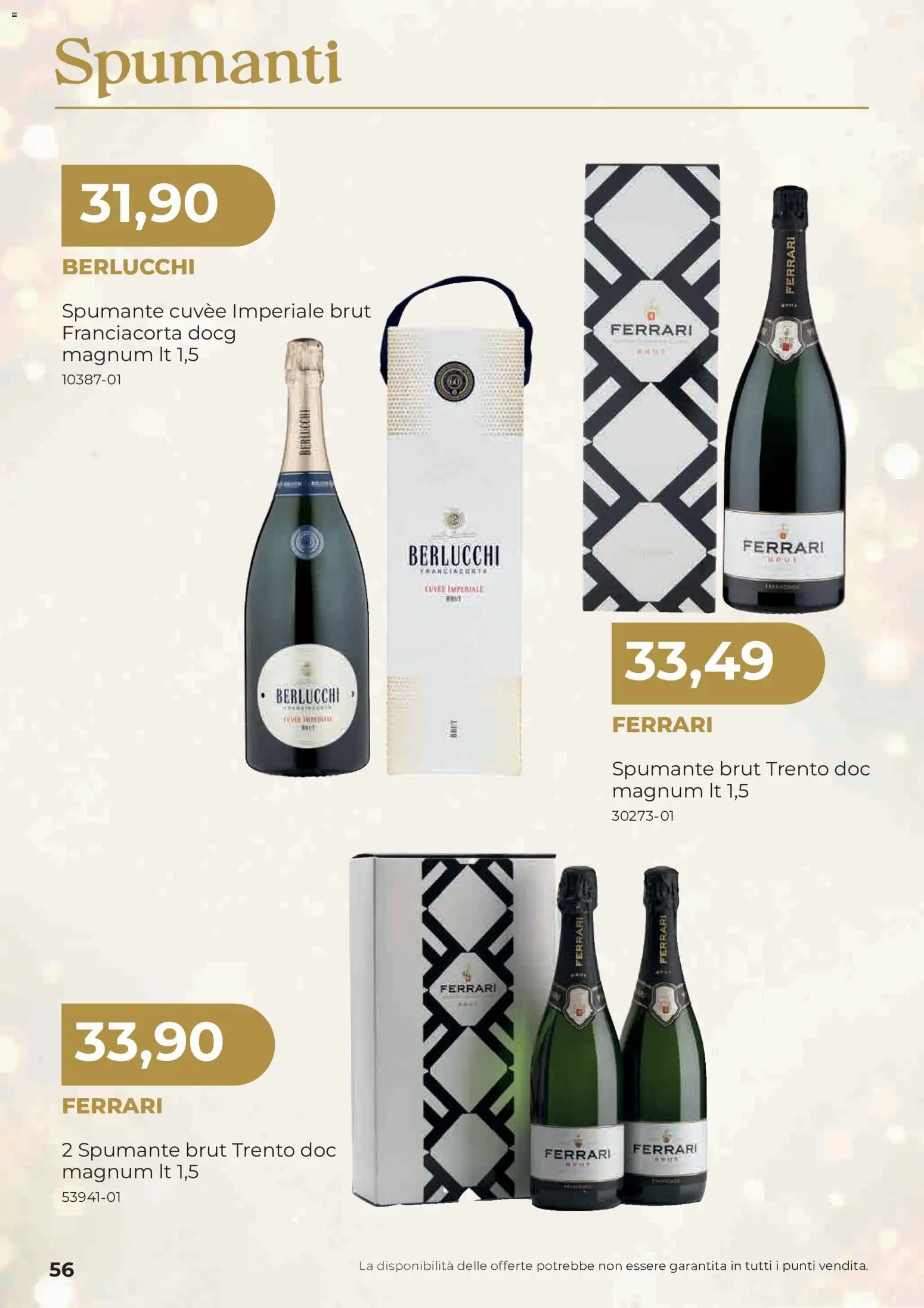Anteprima dell'opuscolo Sogegross volantino Strenne dal negozio Sogegross valido da 27/10/2026 - Magnum, Ferrari spumante, Spumante