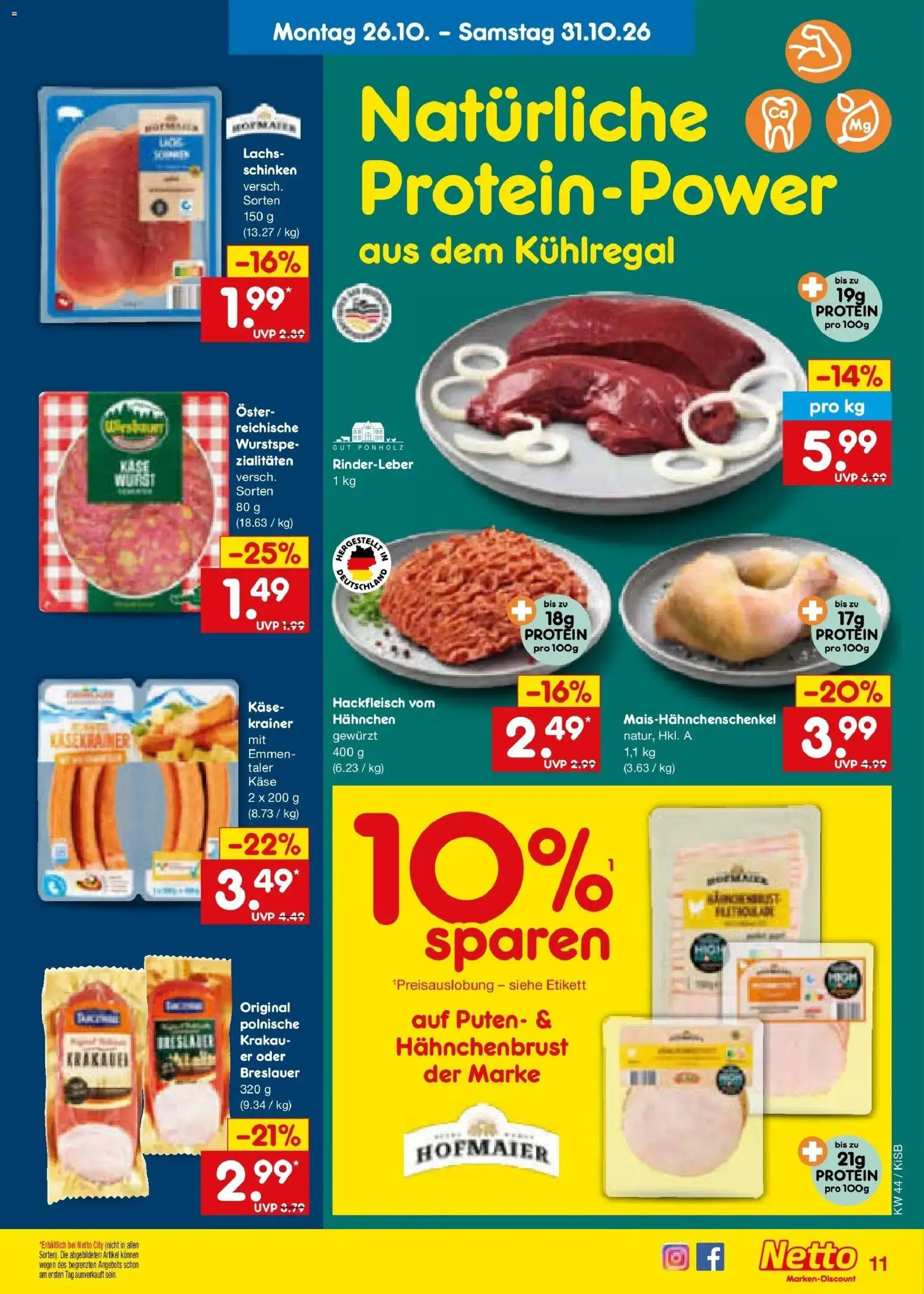 Vorschau von dem Prospekt des Geschäftes Netto Marken-Discount, gültig ab dem 26.10.2026