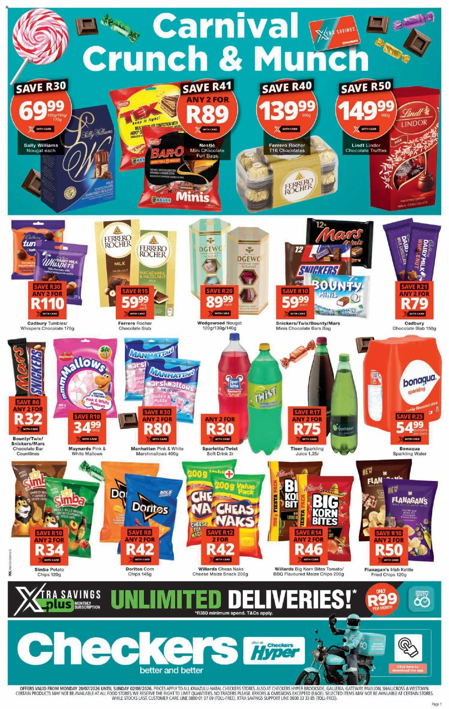 Preview of Checkers flyer valid from 20/07/2026