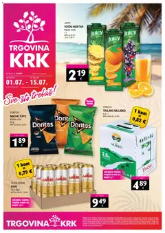Pregled letka Trgovina Krk Katalog trgovine Trgovina Krk vrijedi od 01.07.2026