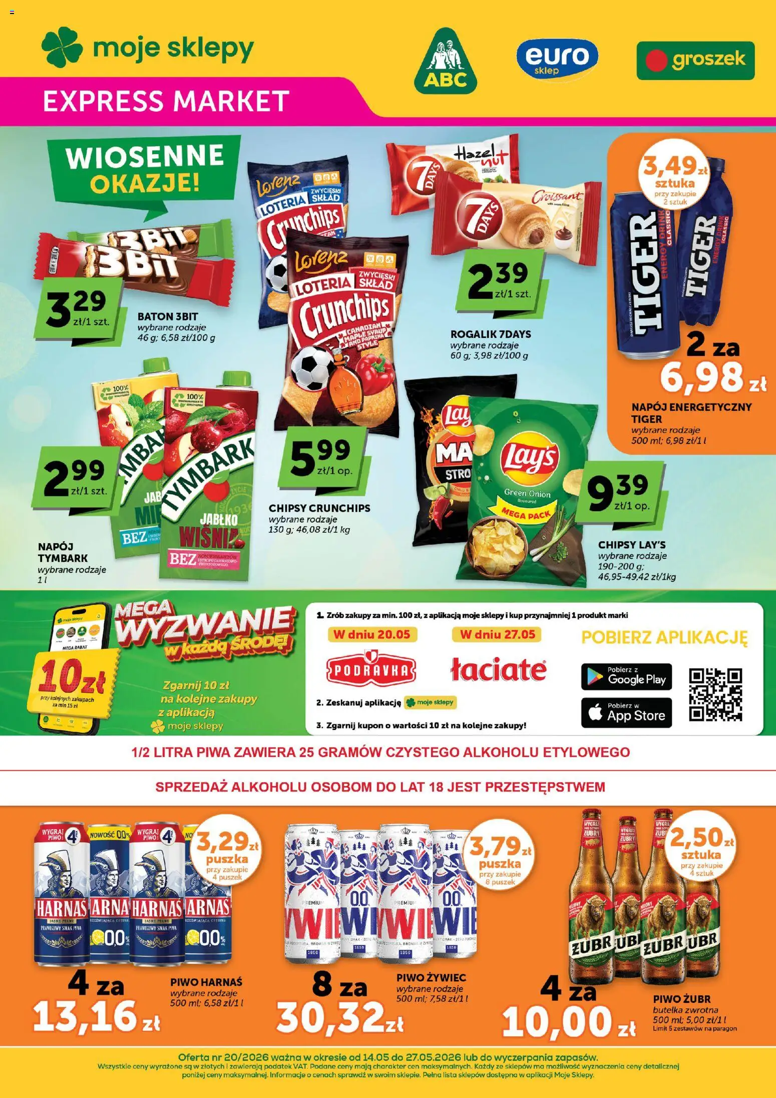 Pogląd gazetki "Groszek gazetka - Expressmarket" ze sklepu Groszek ważnej od 14.05.2026