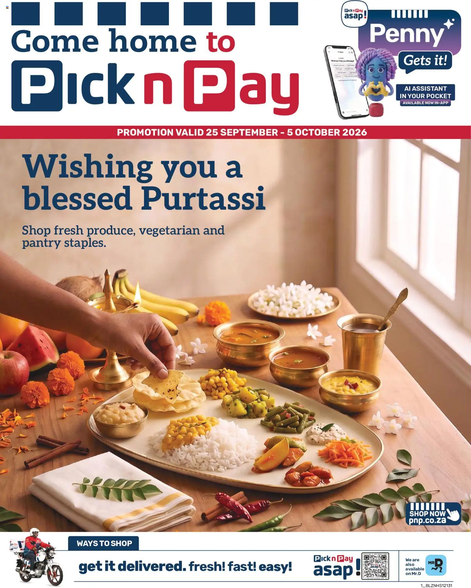 Preview of Pick n Pay flyer valid from 25/09/2026