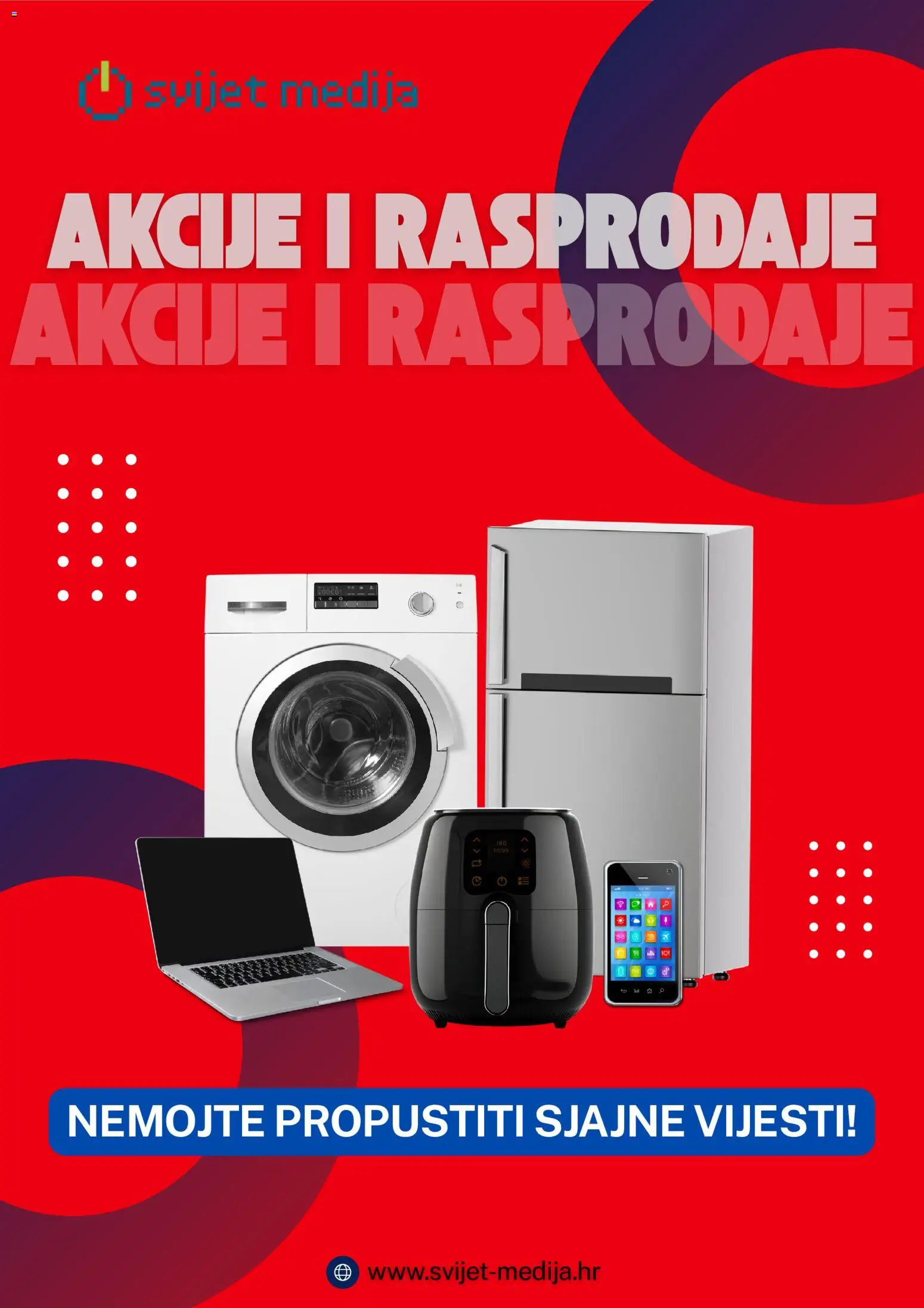 Pregled letka Svijet medija Katalog trgovine Svijet medija vrijedi od 23.10.2026