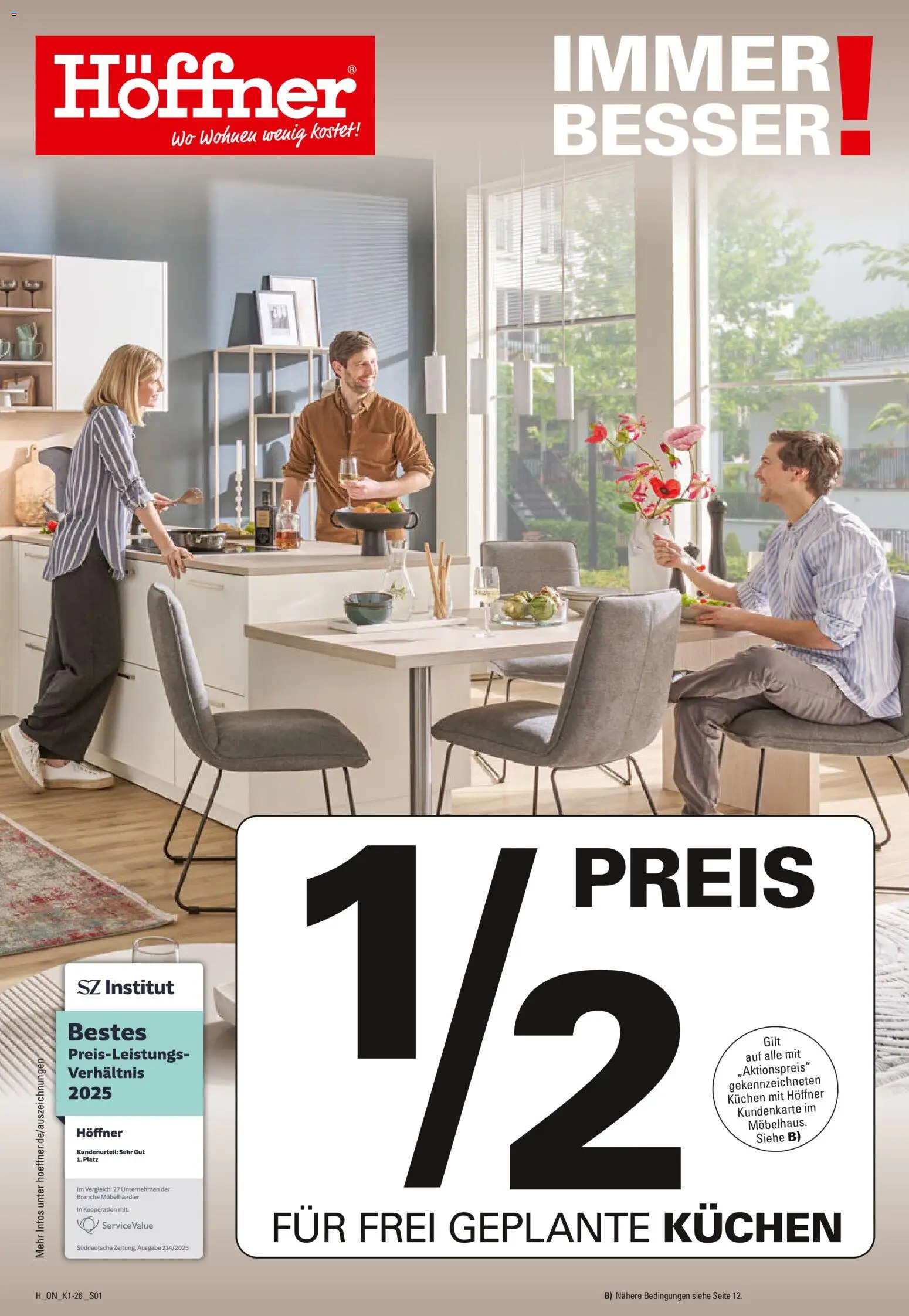 Vorschau von dem Prospekt des Geschäftes Höffner, gültig ab dem 26.06.2026 - Kuchen