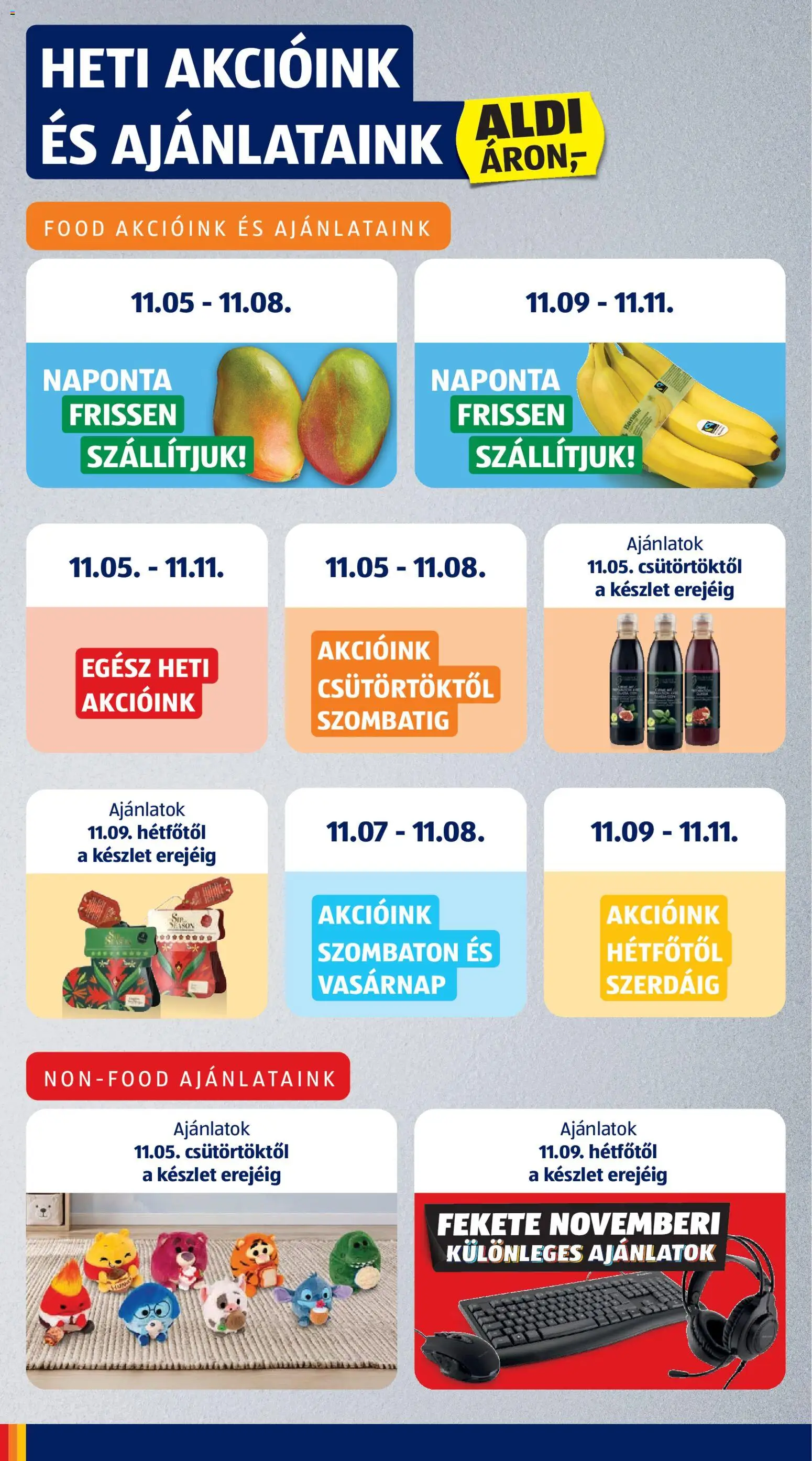 Aldi - Aldi akciós újság megtekintése, amely érvényes 2026.11.05.-től