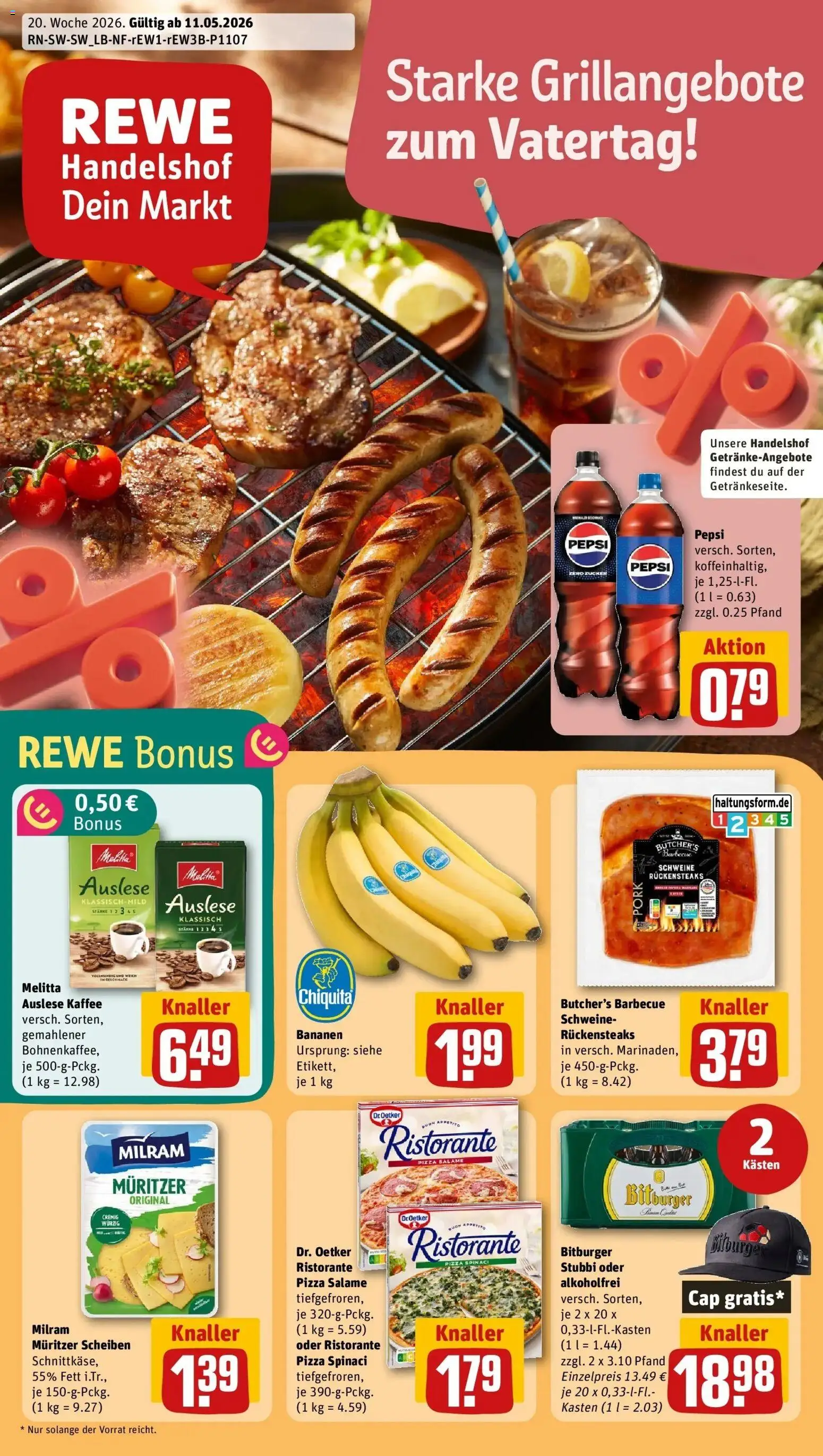 Vorschau von dem Prospekt des Geschäftes Rewe, gültig ab dem 10.05.2026