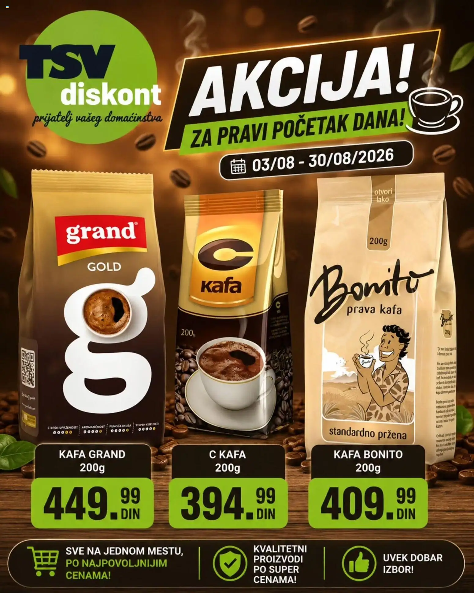 Pregled TSV Diskont kataloga - važi od 03.08.2026