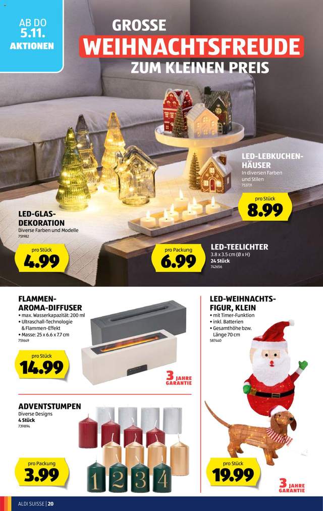 Neue Aldi Aktionen ab 05.11.