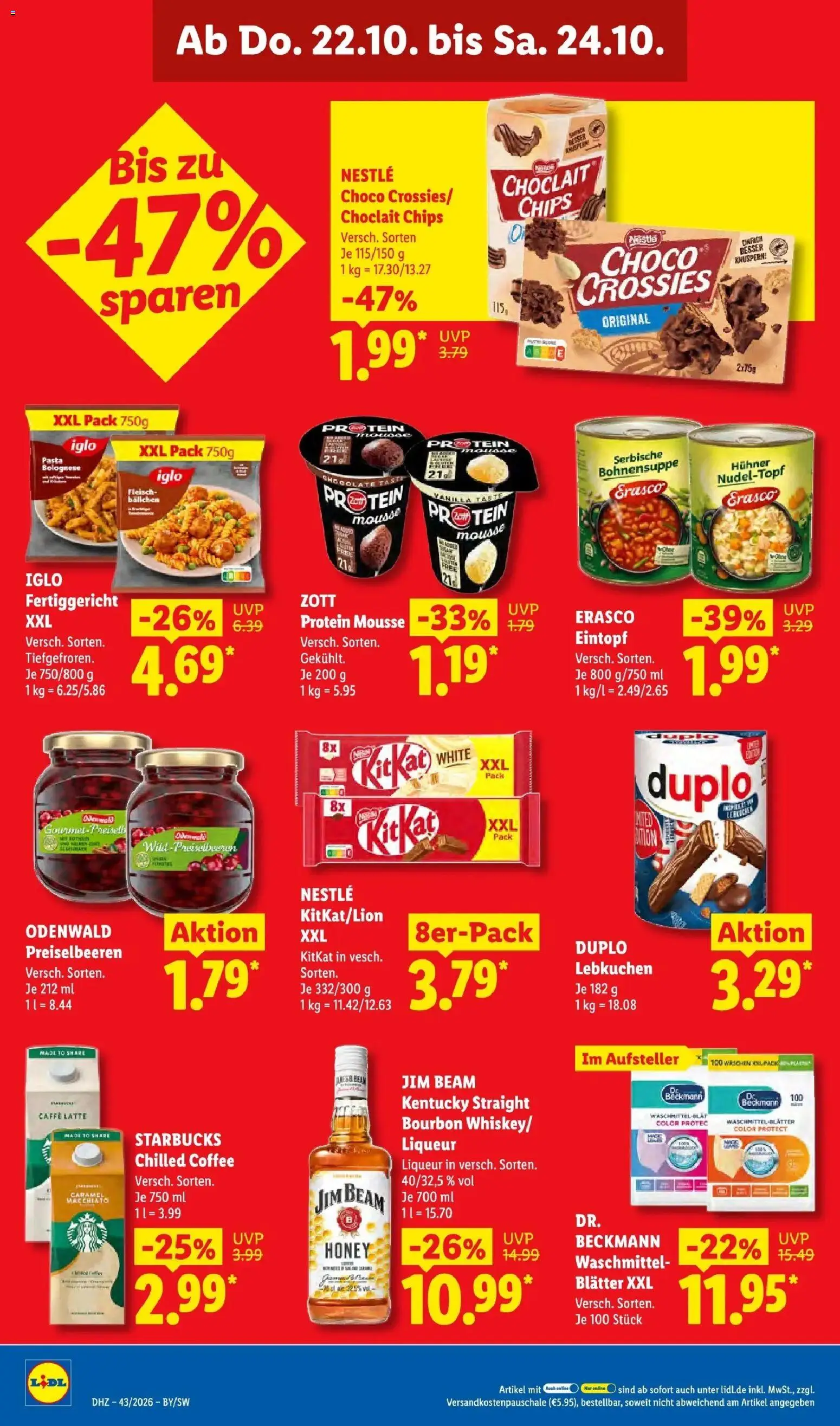 Vorschau von dem Prospekt des Geschäftes Lidl, gültig ab dem 19.10.2026