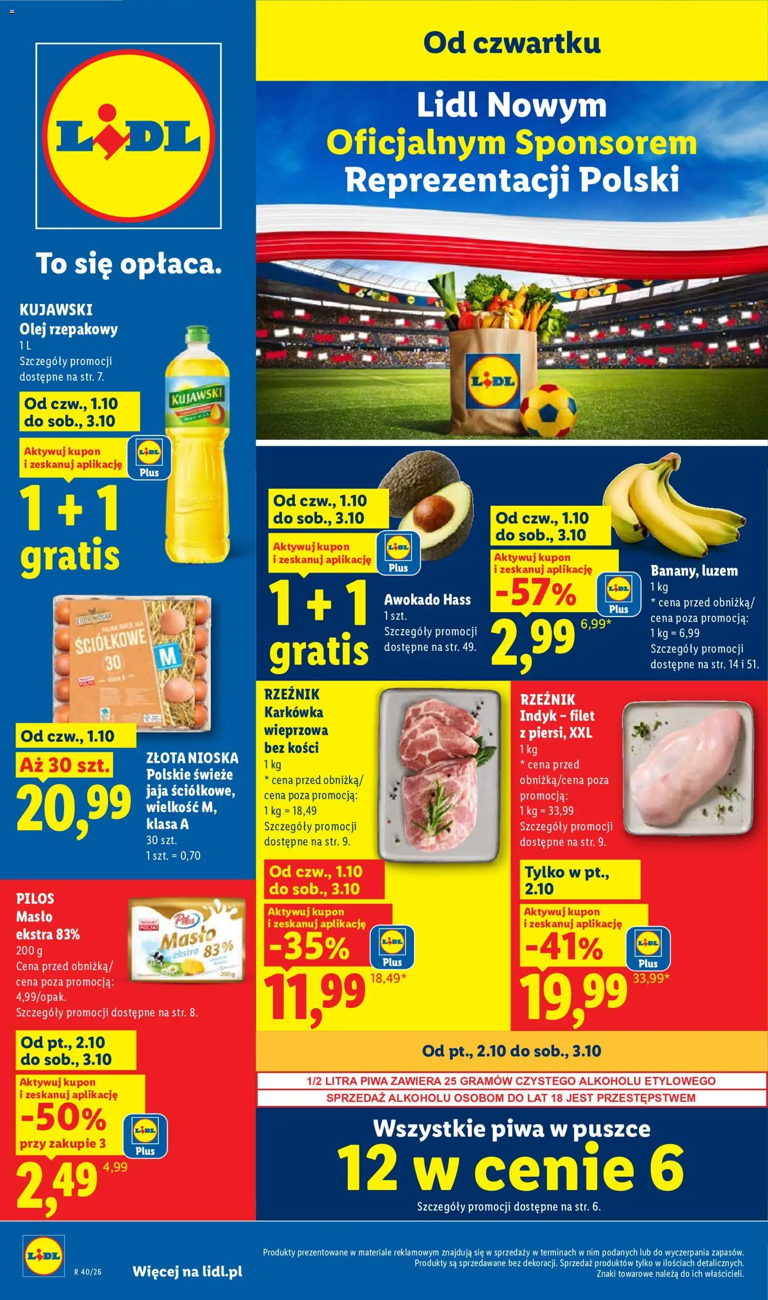 Náhled nabídky: Lidl Polsko Lidl Polsko leták platný od 01.10.2026