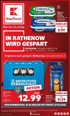 Vorschau von dem Prospekt des Geschäftes Kaufland, gültig ab dem 01.10.2026