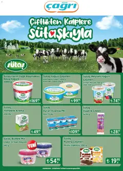 Çağrı Market Çağrı Market - Sütaş Katalog 05.09.2026 - Broşürünün önizlemesi