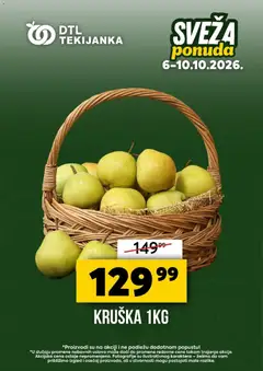 Pregled Tekijanka kataloga - važi od 06.10.2026