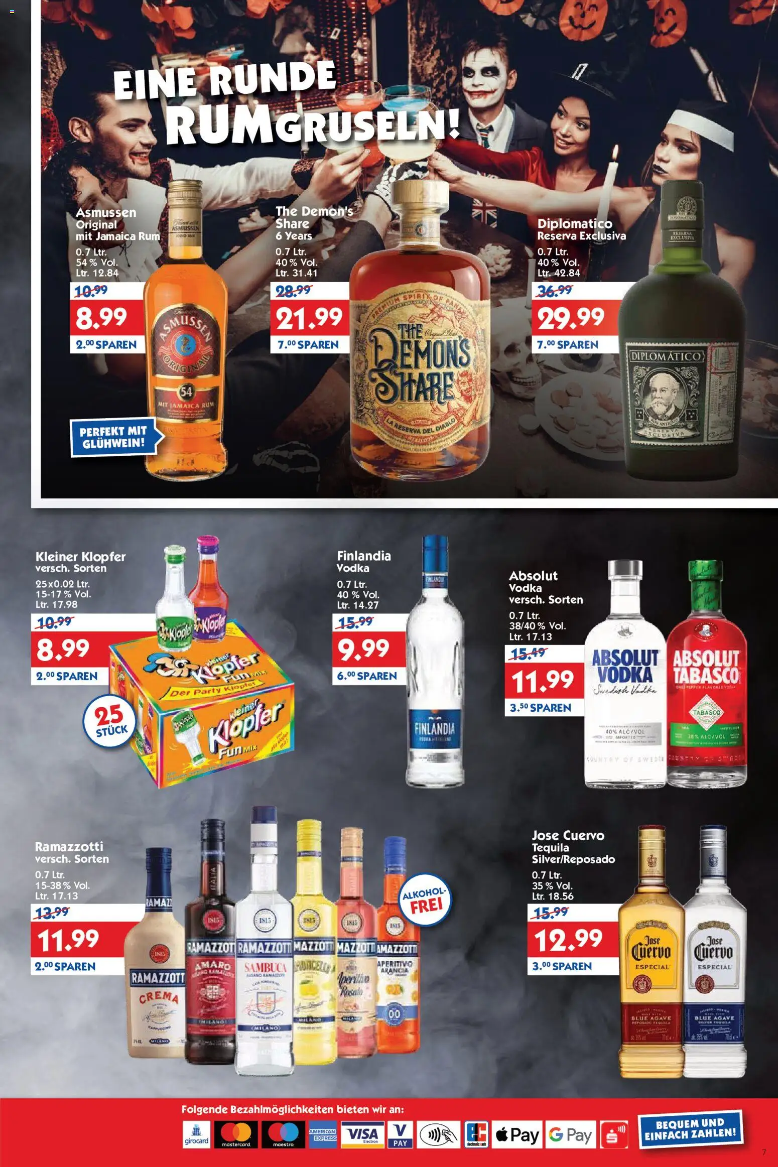 Vorschau von dem Prospekt des Geschäftes HOL’AB!, gültig ab dem 26.10.2026 - Alkohol, Tequila, Ramazzotti, Vodka, Rum, Sambuca