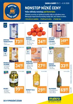 Náhled nabídky: Makro Makro leták - Nonstop nízké ceny platný od 29.07.2026