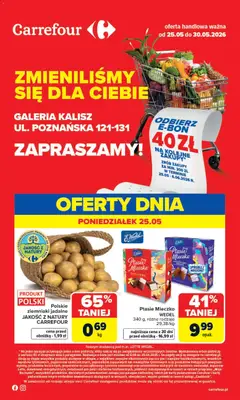 Pogląd gazetki "Carrefour gazetka - Zmieniliśmy Się Dla Ciebie" ze sklepu Carrefour ważnej od 25.05.2026