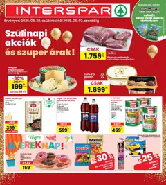 Interspar - Interspar akciós újság megtekintése, amely érvényes 2026.05.28.-től