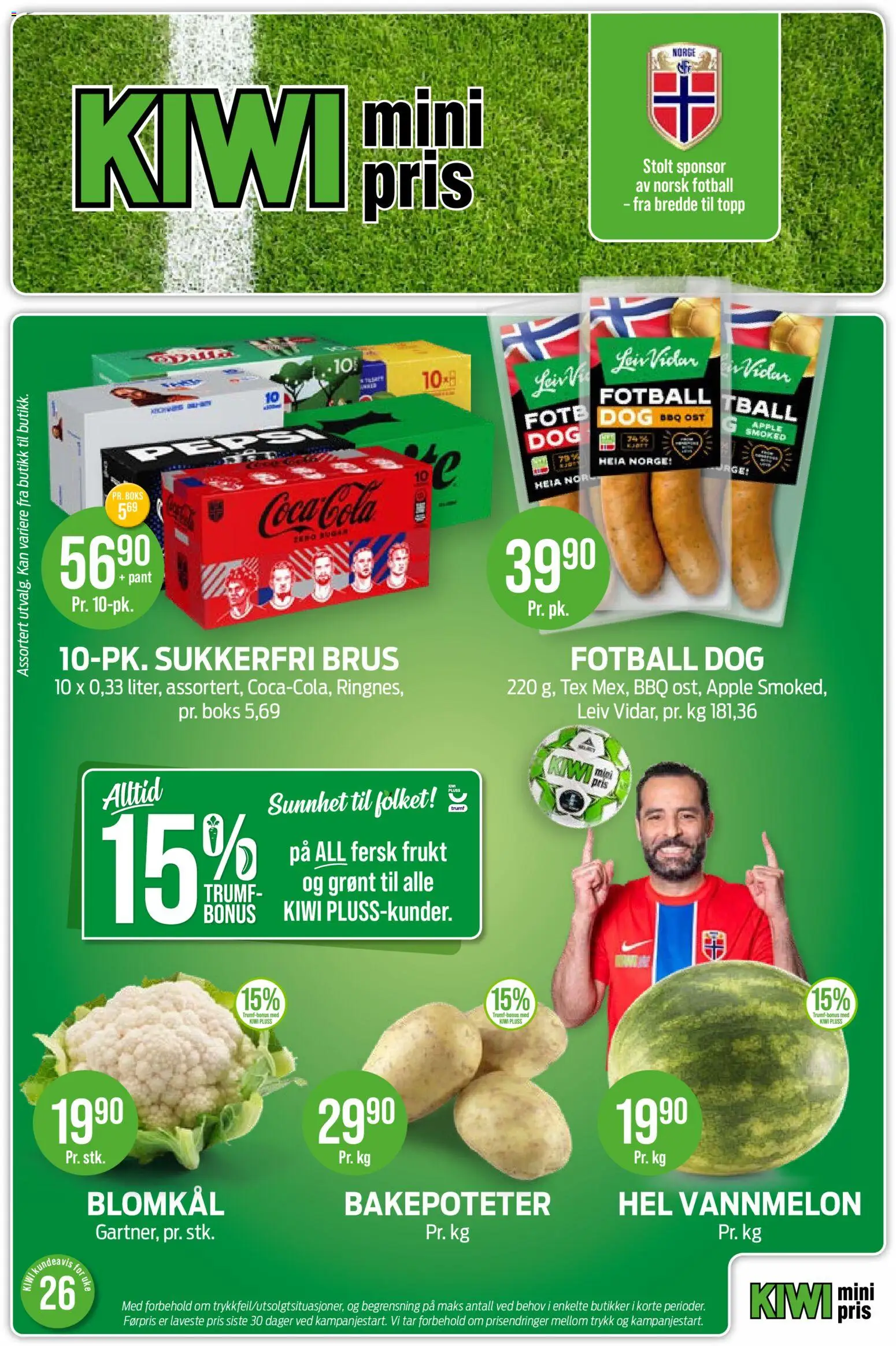 Forhåndsvis Kiwi kundeavis fra butikk Kiwi gyldig fra 22/06/2026