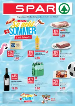 Vorschau des Merkblatts SPAR aktionen vom Shop SPAR gültig von 11.06.2026 bis 17.06.2026