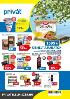 PRIVÁT - PRIVÁT akciós újság megtekintése, amely érvényes 2026.06.18.-től