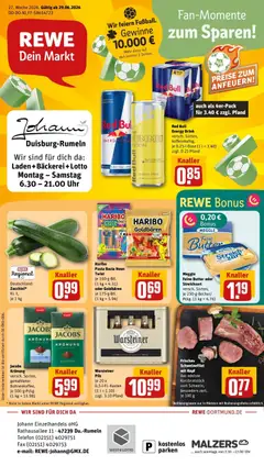 Vorschau von dem Prospekt des Geschäftes Rewe, gültig ab dem 29.06.2026