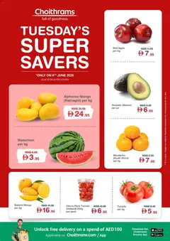 Preview of the catalogue Choithrams catalogue of store Choithrams valid from 9 Jun, 2026