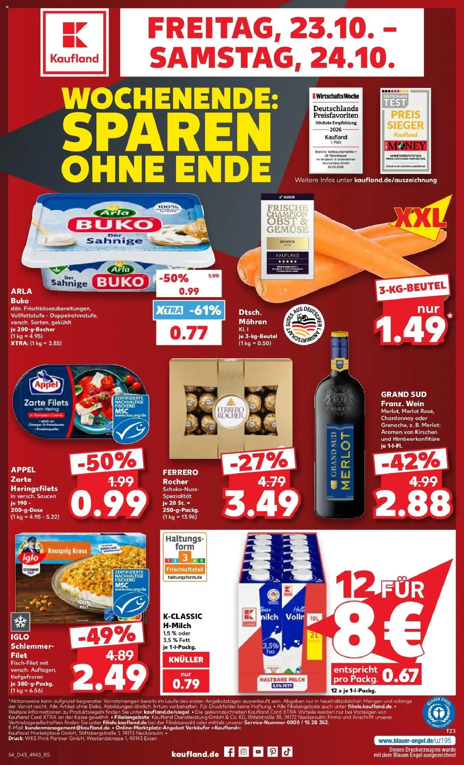 Vorschau von dem Prospekt des Geschäftes Kaufland, gültig ab dem 19.10.2026