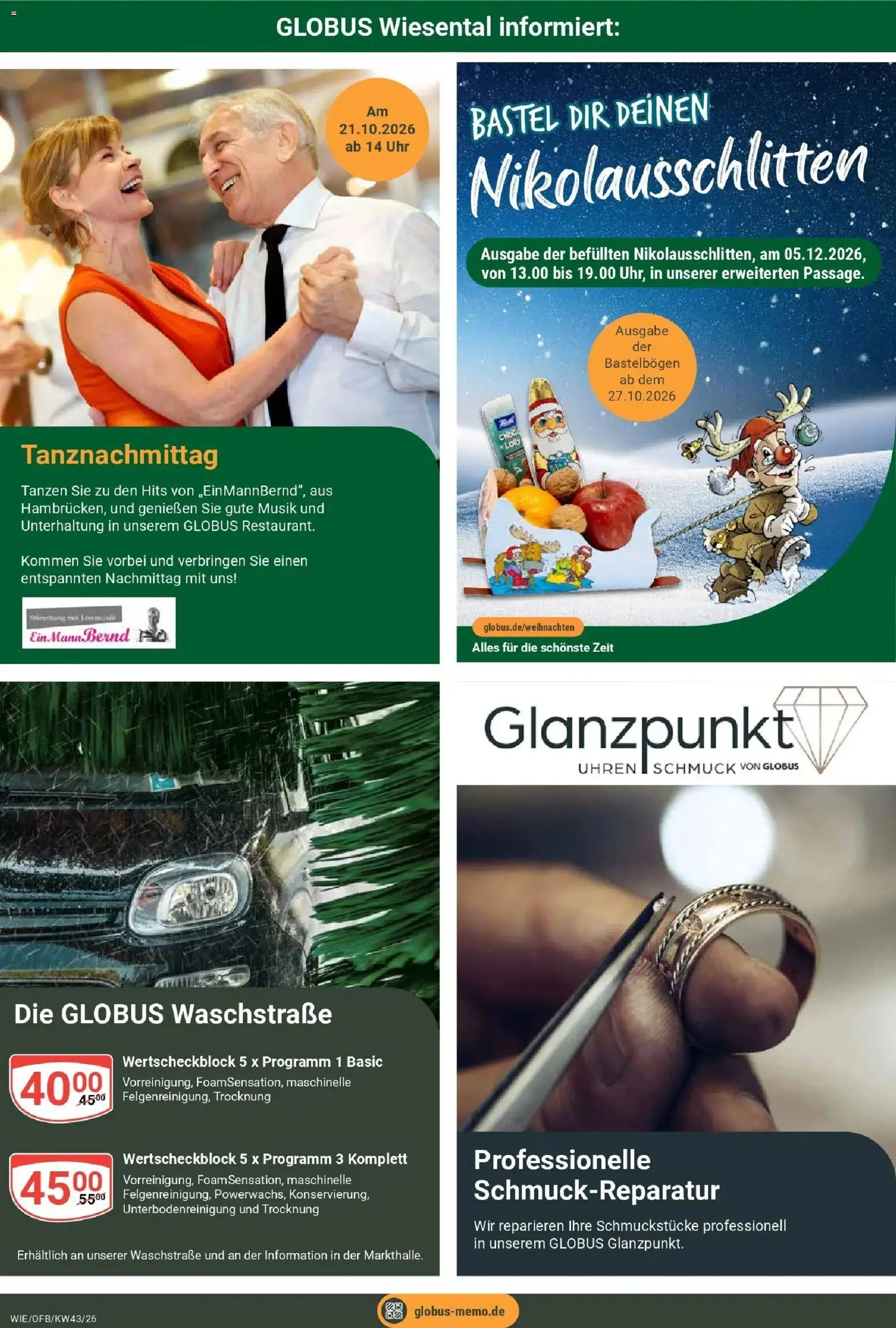 Vorschau von dem Prospekt des Geschäftes Globus, gültig ab dem 19.10.2026