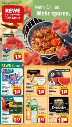 Vorschau von dem Prospekt des Geschäftes Rewe, gültig ab dem 03.08.2026