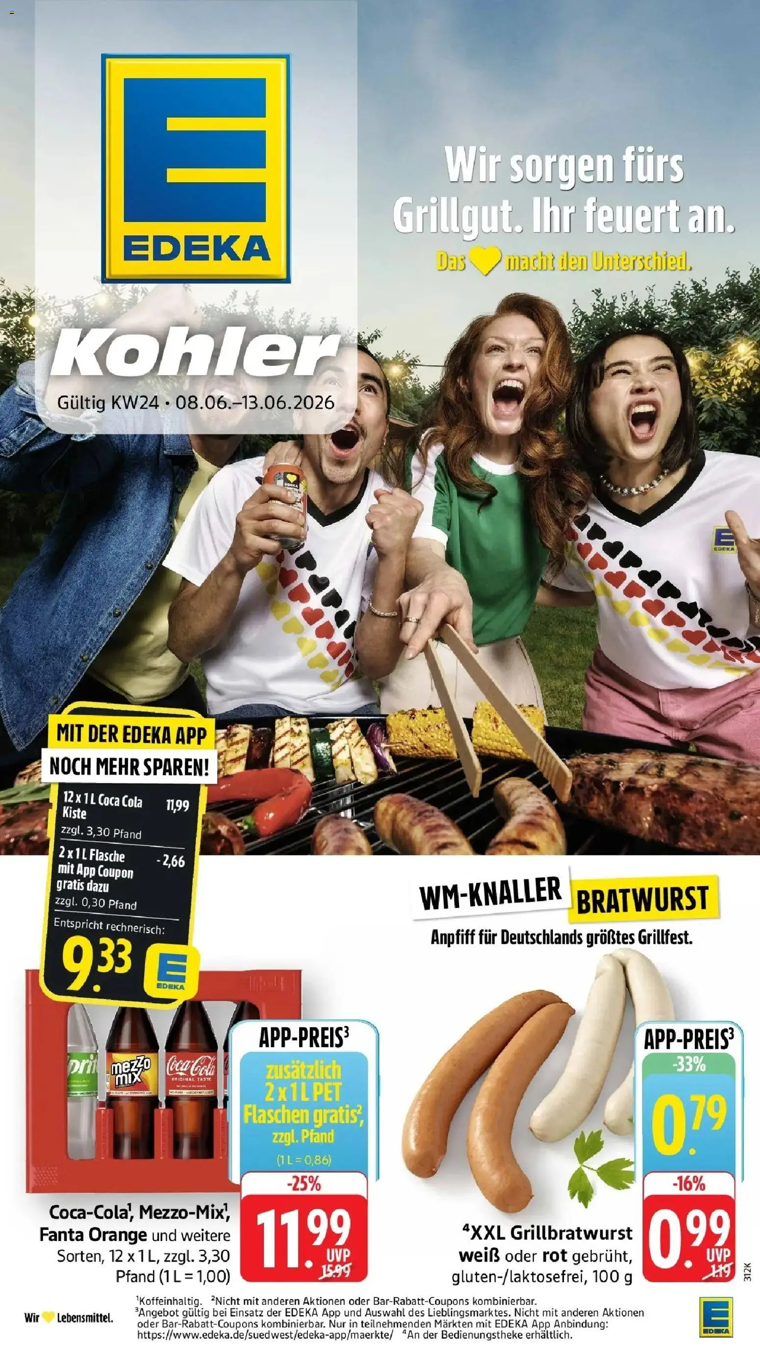 Vorschau von dem Prospekt des Geschäftes Edeka, gültig ab dem 08.06.2026