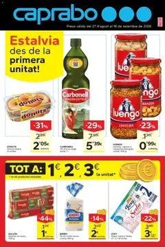 Vista previa del folleto de la tienda Caprabo válido desde el 17/09/2026 