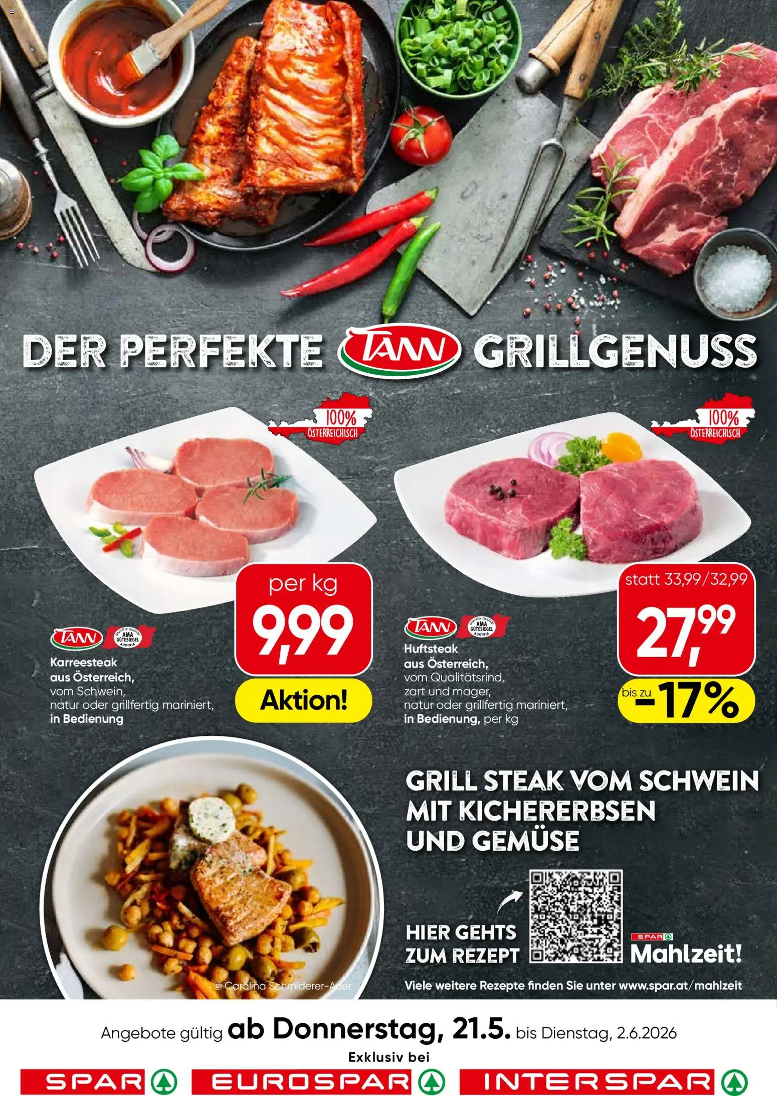 Vorschau der Angebote: Spar Spar Der Perfekte Grillgenuss - Tirol gültig ab 21.05.2026