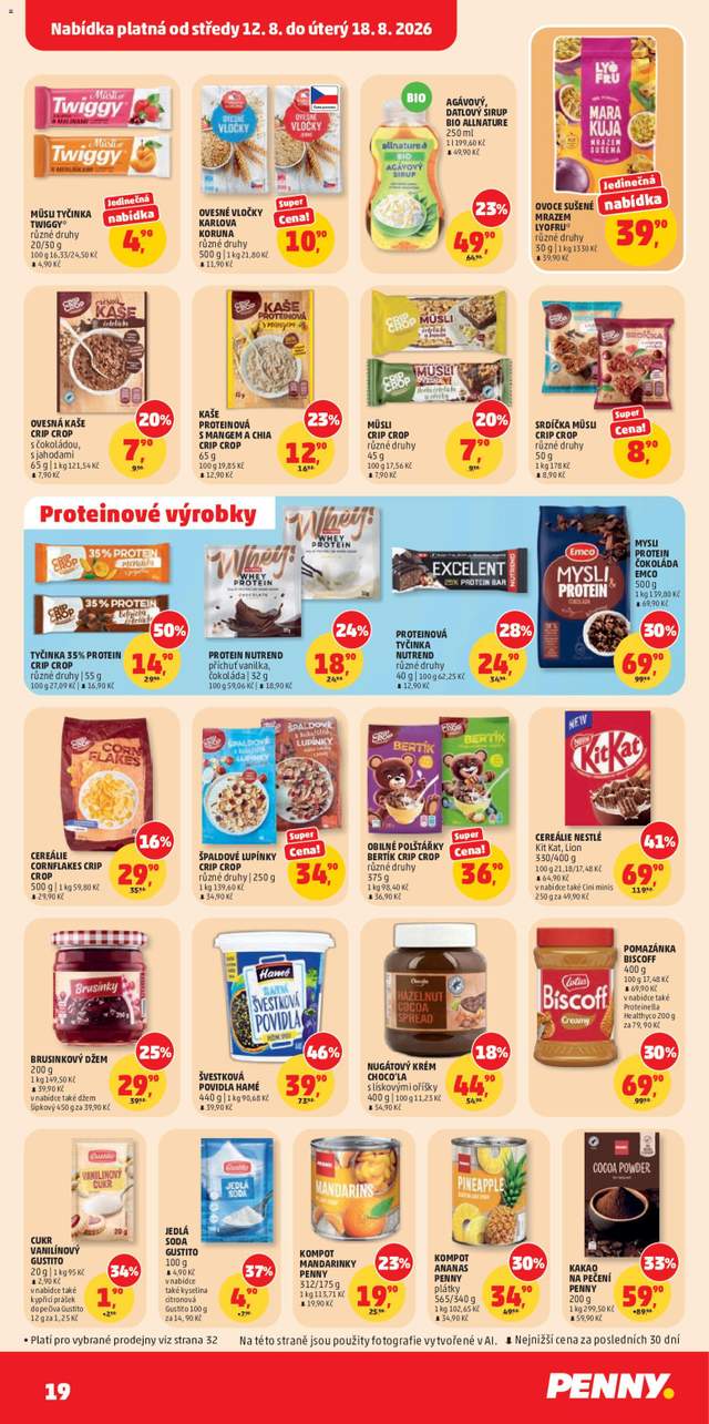 Nový Penny Market leták od 12.08.