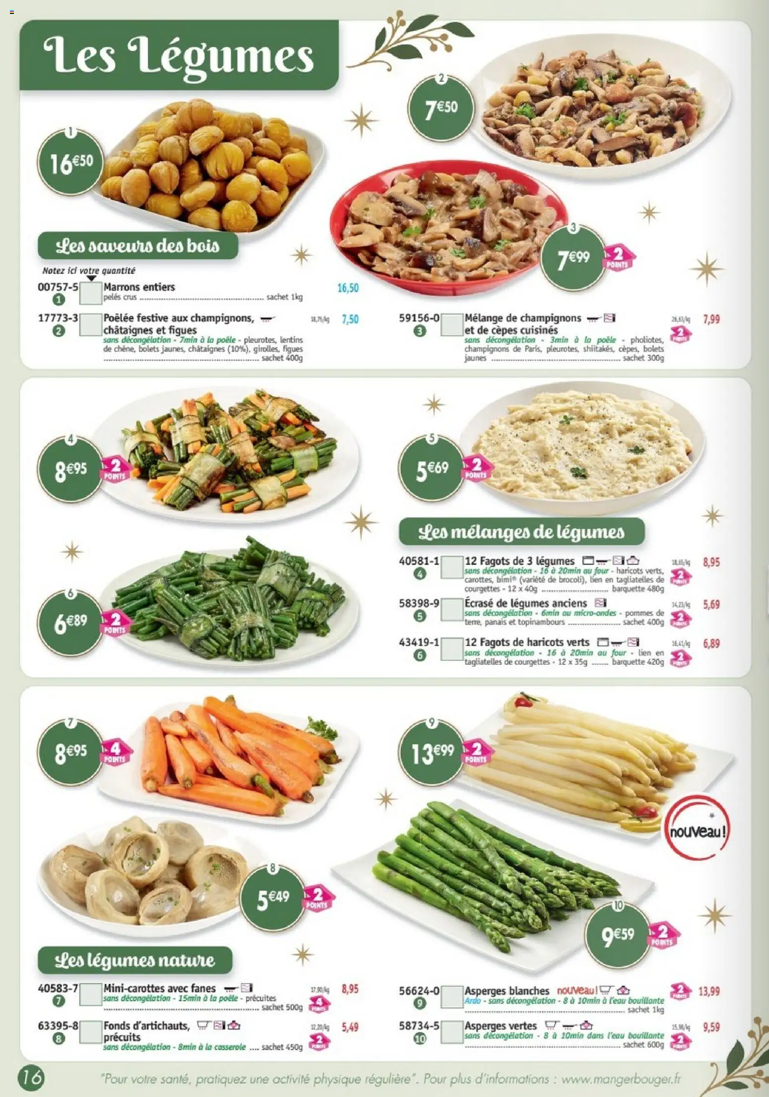 Prévisualisation de Maximo catalogue du magasin Maximo formulaire valide 26/10/2026 - Four, Poêle, Châtaignes, Haricots, Pommes, Asperges vertes, Marrons entiers, Haricots verts