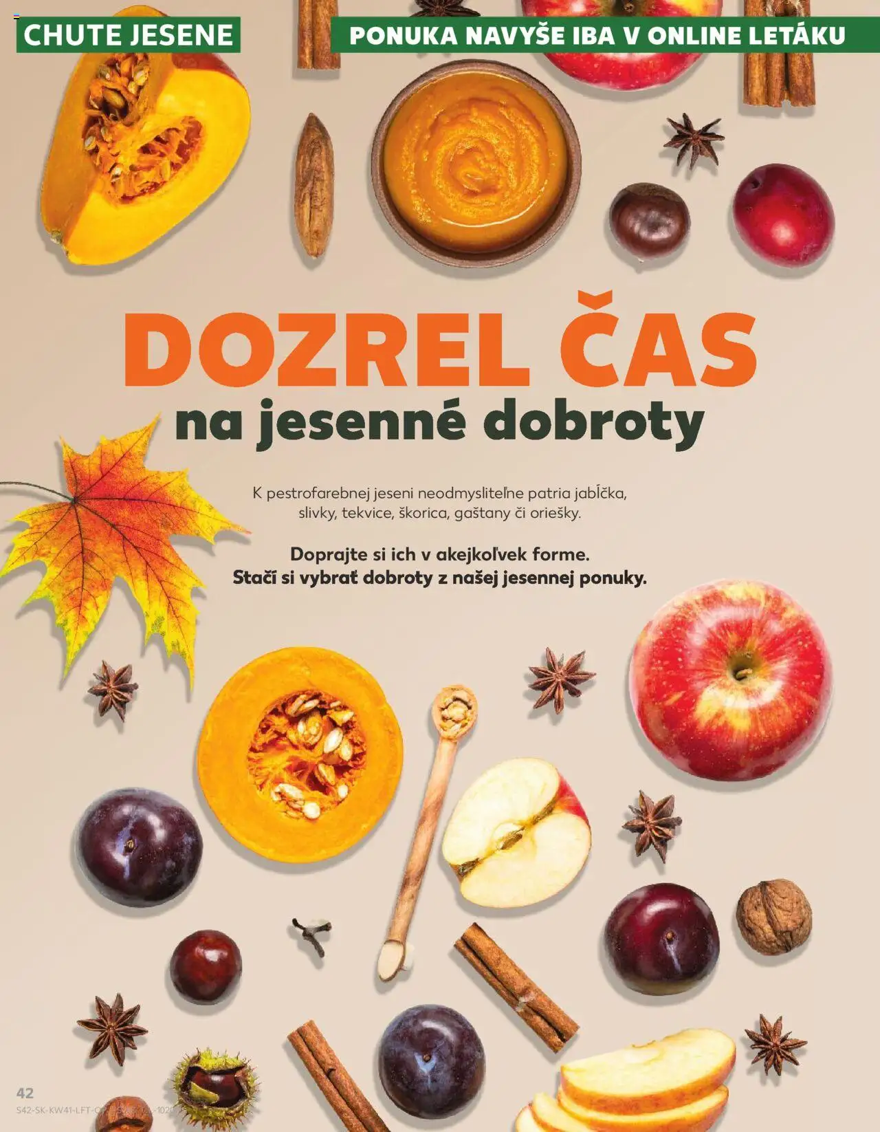 Náhľad Kaufland letáku platného od 09.10.2025 - Gaštany