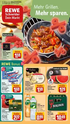 Vorschau von dem Prospekt des Geschäftes Rewe, gültig ab dem 03.08.2026