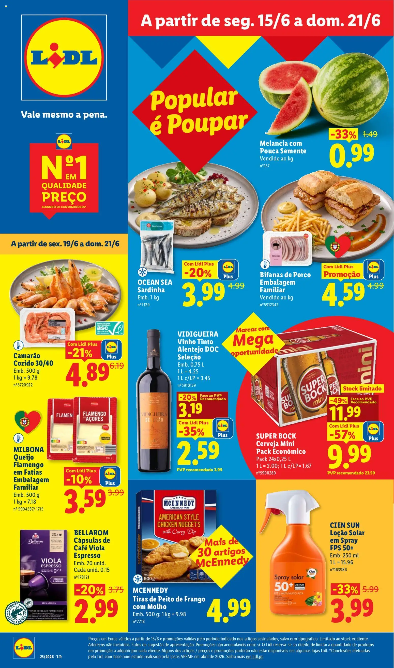 Pré-visualização do folheto da loja Lidl válida a partir de 15/06/2026