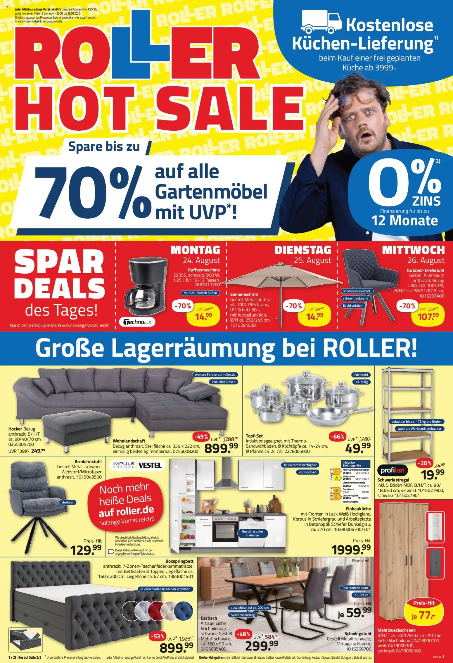 Vorschau von dem Prospekt des Geschäftes Roller, gültig ab dem 23.08.2026