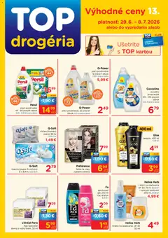 Náhľad TOP Drogéria letáku platného od 29.06.2026