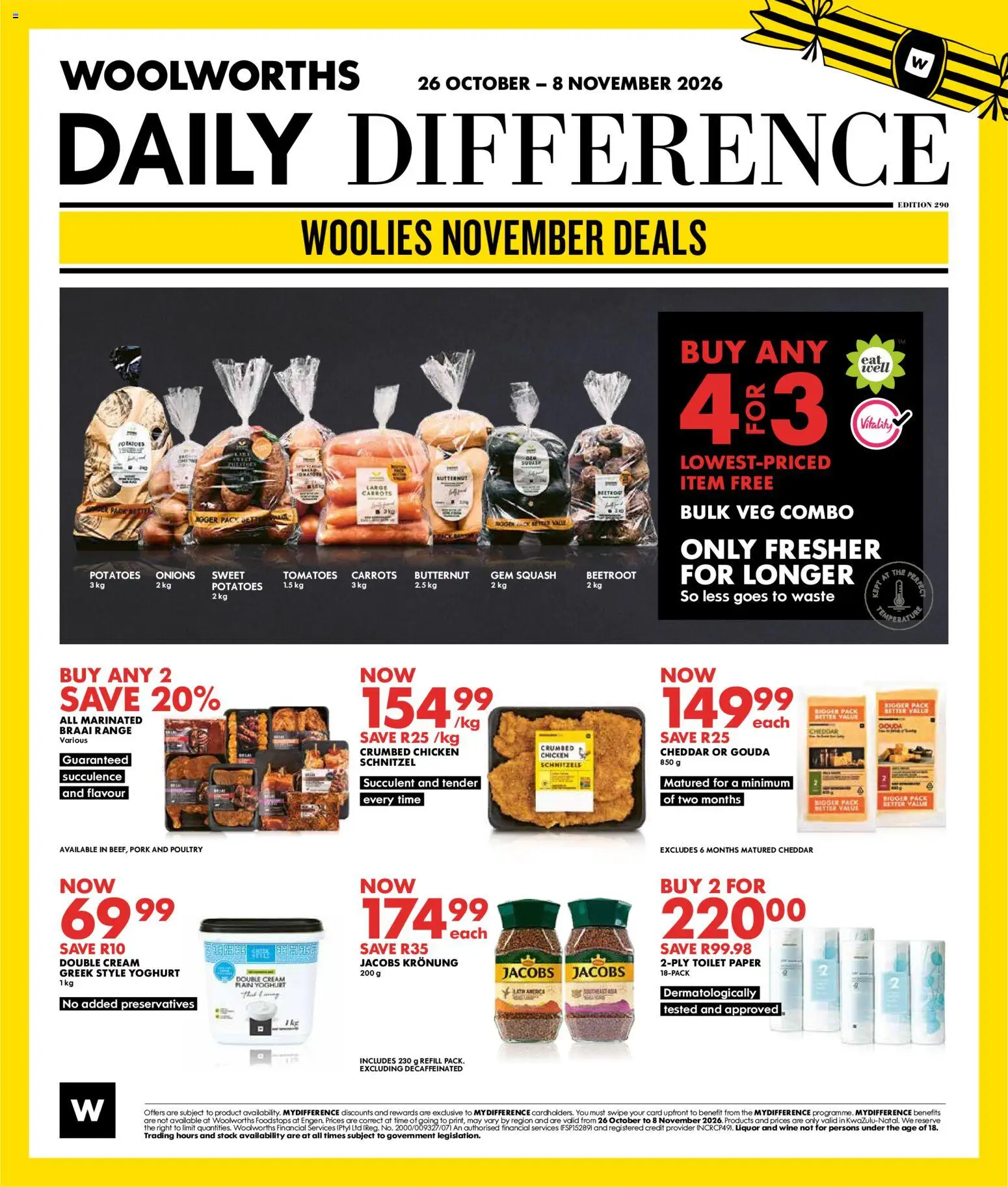 Preview of Woolworths flyer valid from 26/10/2026