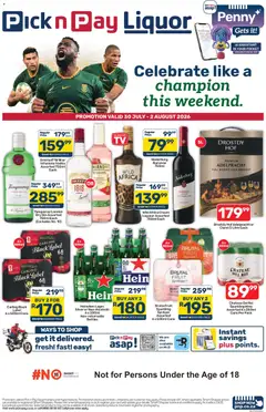 Preview of Pick n Pay flyer valid from 30/07/2026