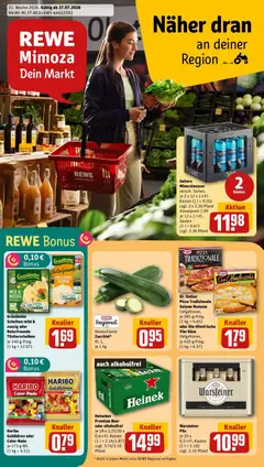 Vorschau von dem Prospekt des Geschäftes Rewe, gültig ab dem 27.07.2026