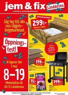 Förhandsgranska reklamblad Jem & Fix erbjudanden från butik Jem & Fix gäller från 05/05/2026