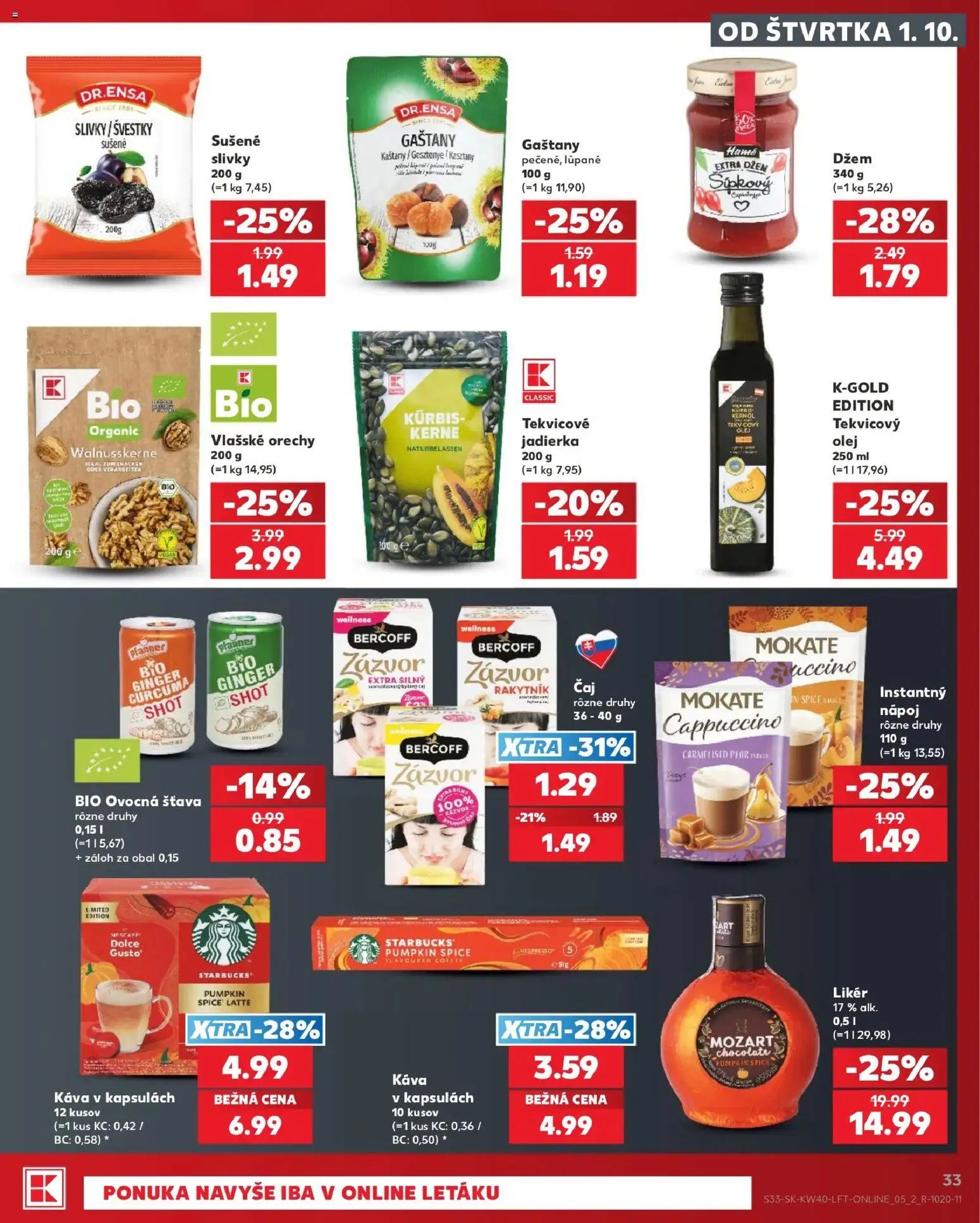 Náhľad Kaufland letáku platného od 01.10.2026
